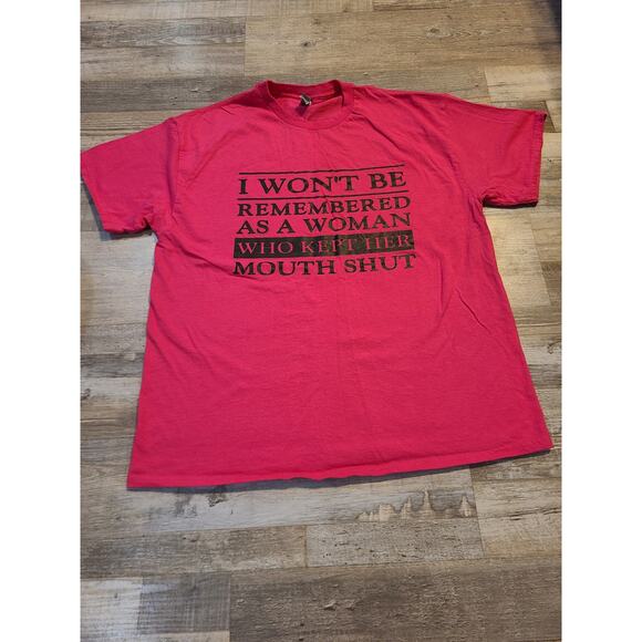 Gildan xl women's pink tee - Picture 1 of 7
